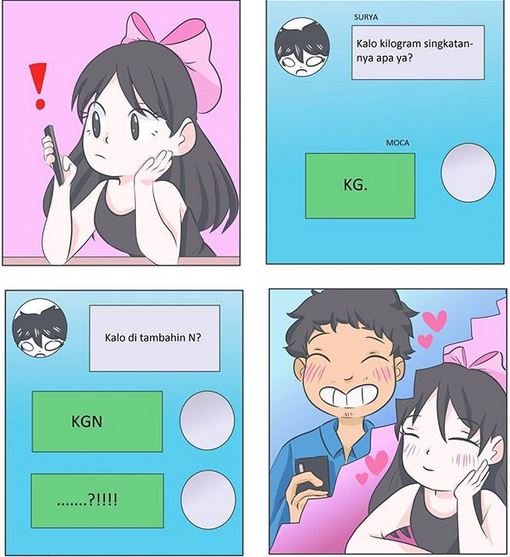 25 Komik gombalan lucu ini recehnya bikin ketawa geli