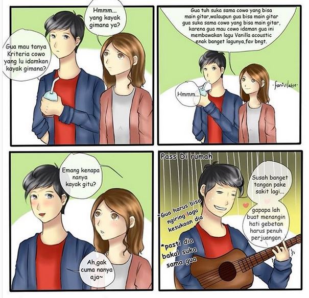 25 Komik gombalan lucu ini recehnya bikin ketawa geli