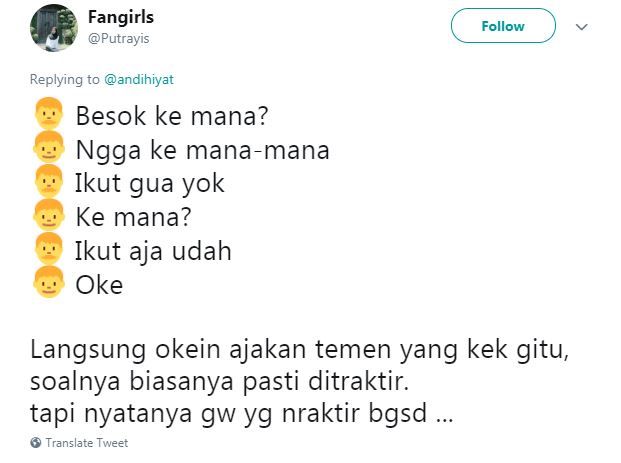 10 Cuitan lucu tipe teman ngajak jalan ini bikin ngakak