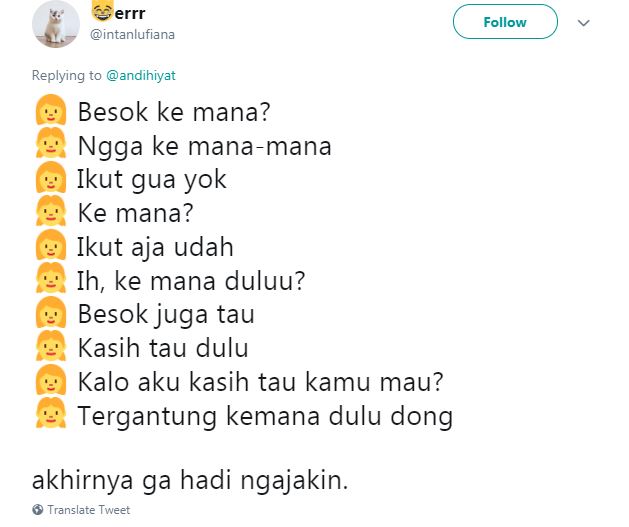 10 Cuitan lucu tipe teman ngajak jalan ini bikin ngakak
