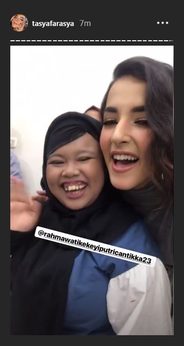 7 Momen Tasya Farasya bertemu Rachmawati Kekeyi ini penuh haru 
