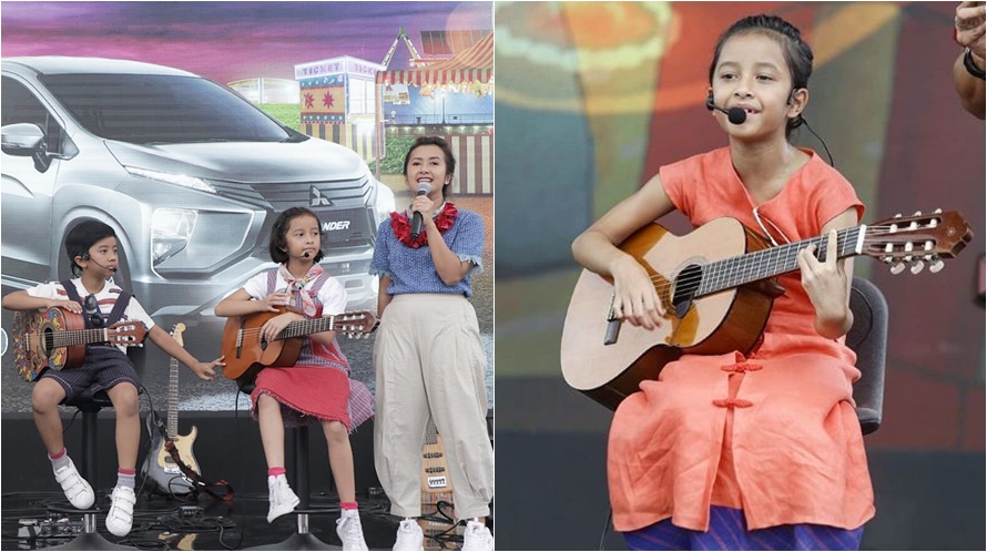 15 Aksi dua anak Widi Mulia saat bermusik, berbakat sejak kecil
