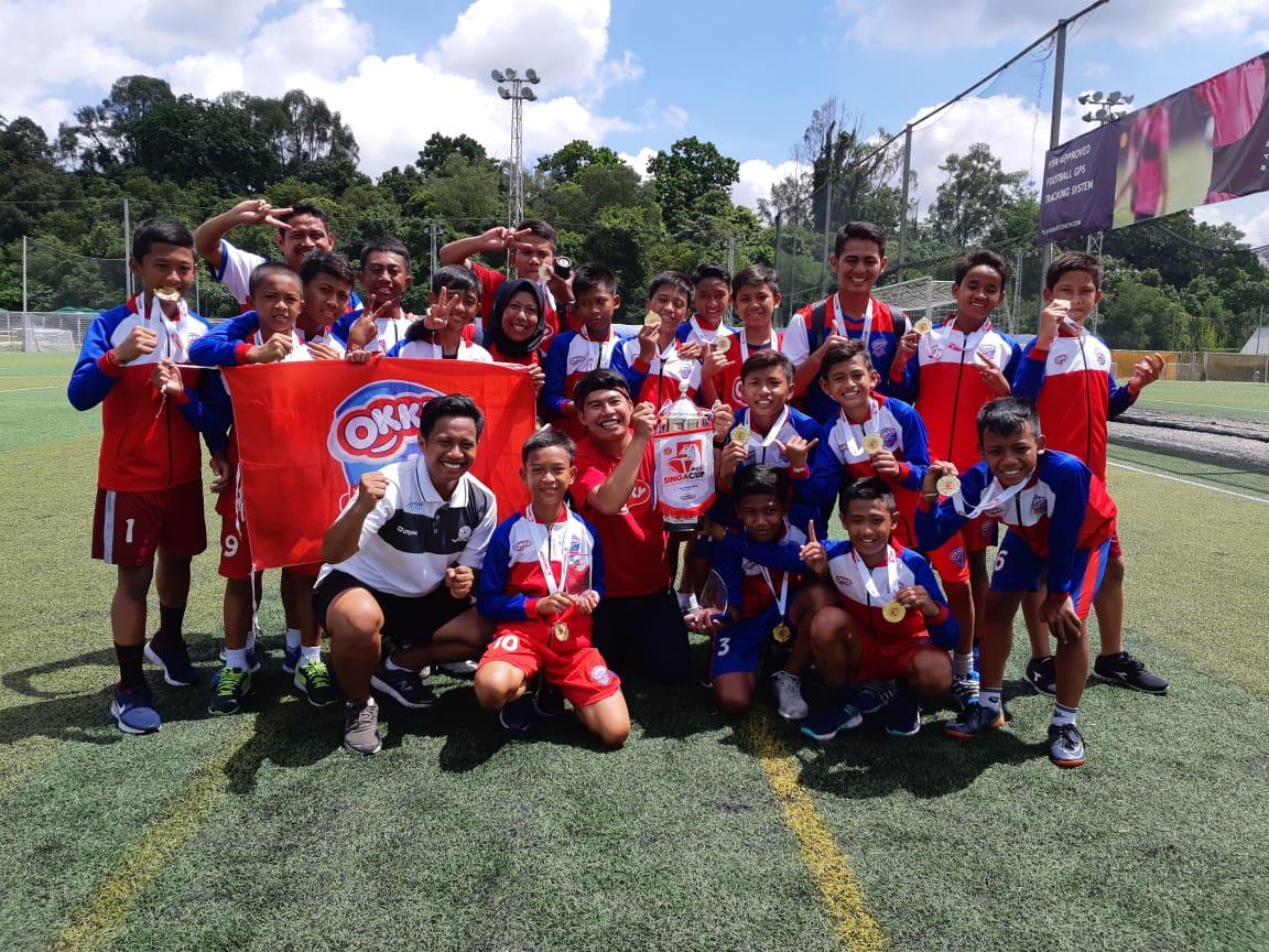 4 Kunci Okky Youth Soccer Team Indonesia juarai U-12 SingaCup 2018