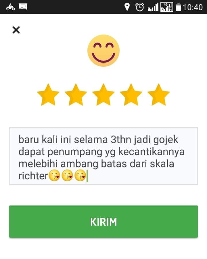 14 Review lucu penumpang ojek online ini endingnya baper