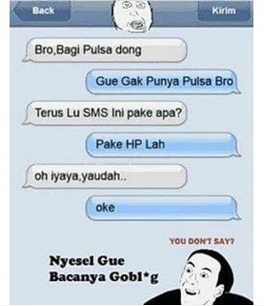 22 Chat lucu bercandain teman ini endingnya bikin ketawa ngegas