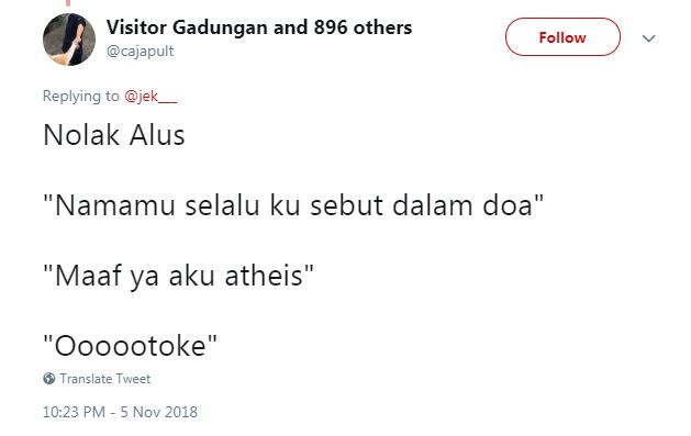 10 Cuitan lucu cara 'nolak alus' ini bikin jomblo mundur perlahan