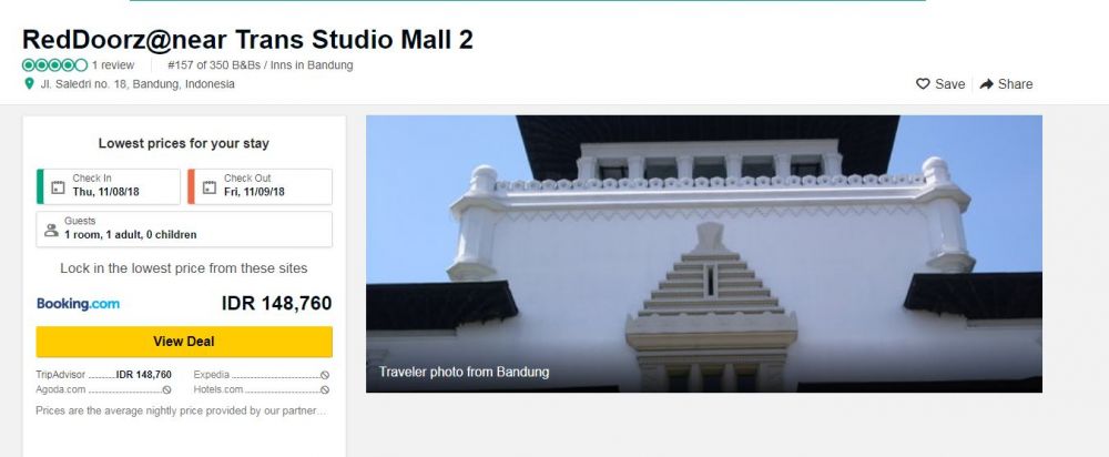 30 Penginapan murah & nyaman di Bandung di bawah Rp 150 ribu