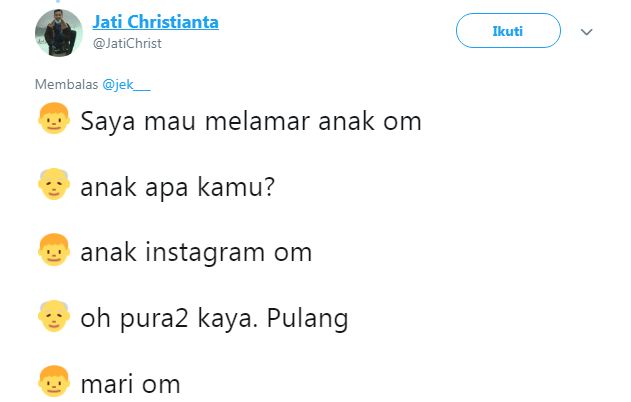 20 Cuitan kocak 'mau melamar anak bapak' ini bikin nyengir