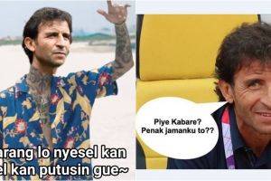 10 Meme kocak merindukan Luis Milla usai timnas Indonesia kalah