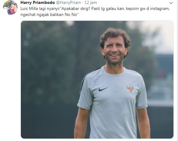 10 Meme kocak merindukan Luis Milla usai timnas Indonesia kalah