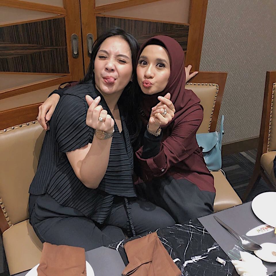 10 Potret Nagita Slavina & Laudya Cynthia Bella di reuni BBB