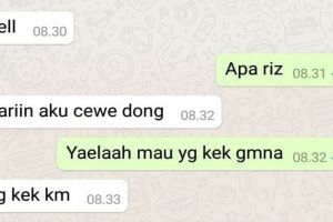 10 Chat lucu 'nyari gebetan' ini bikin nyengir tepuk jidat