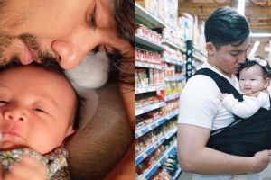 Potret 17 seleb ganteng saat momong putri kecilnya, ayah idaman