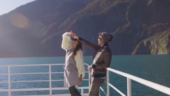 10 Momen bulan madu Nadine Chandrawinata di Selandia Baru