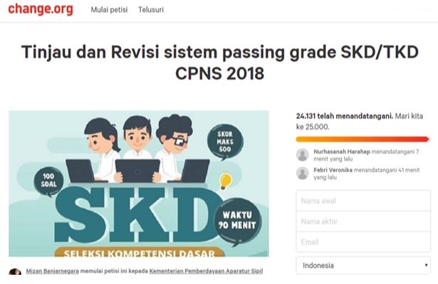 Fakta-fakta passing grade yang jadi momok peserta tes CPNS 2018