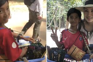 Kisah bocah penjual souvenir mahir 10 bahasa ini bikin salut