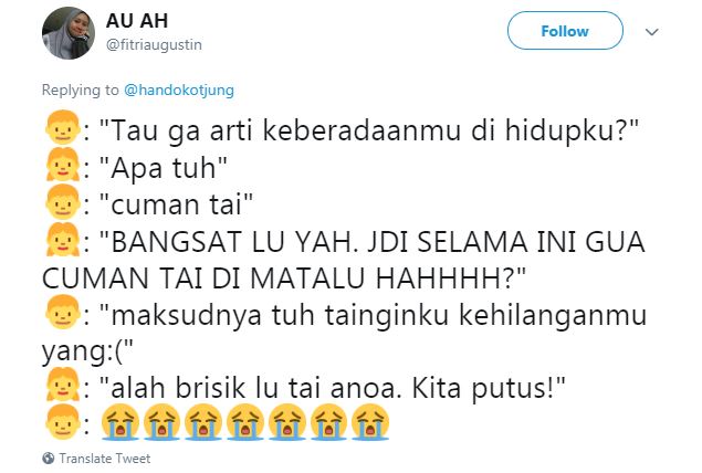 15 Cuitan lucu 'arti keberadaanmu di hidupku' ini bikin nyengir