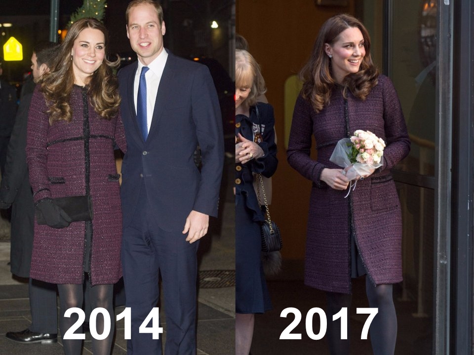 15 Bukti Kate Middleton pakai busana yang sama lebih dari sekali