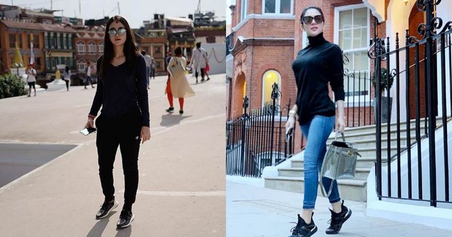 10 Adu gaya Luna Maya dan Syahrini saat liburan, kece abis