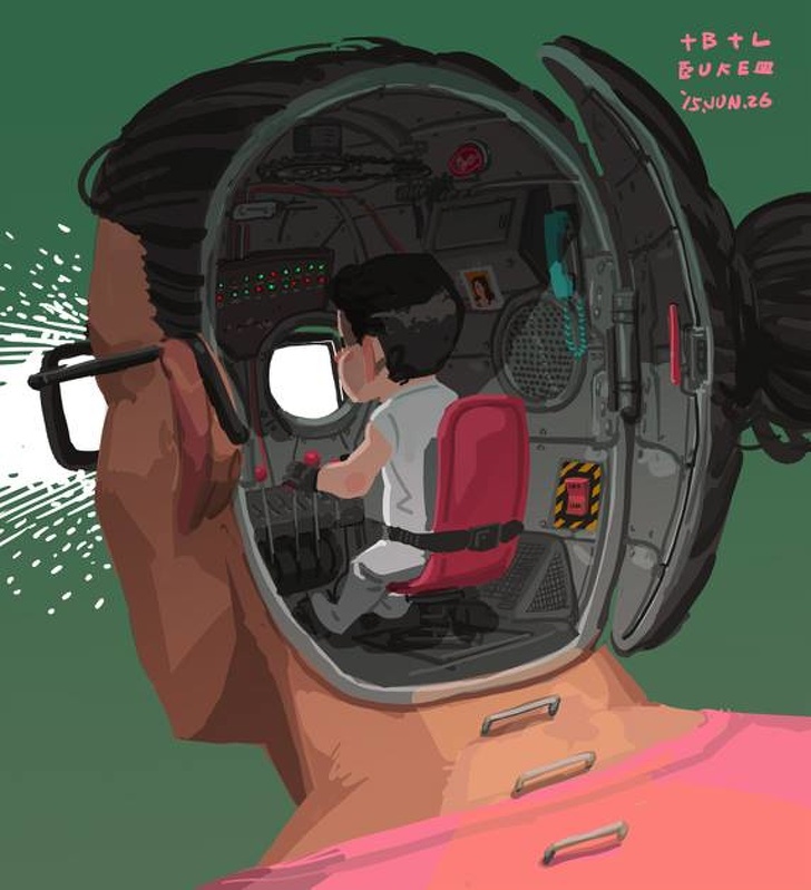 30 Ilustrasi gambarkan perjuangan jadi ayah tunggal, bikin terenyuh