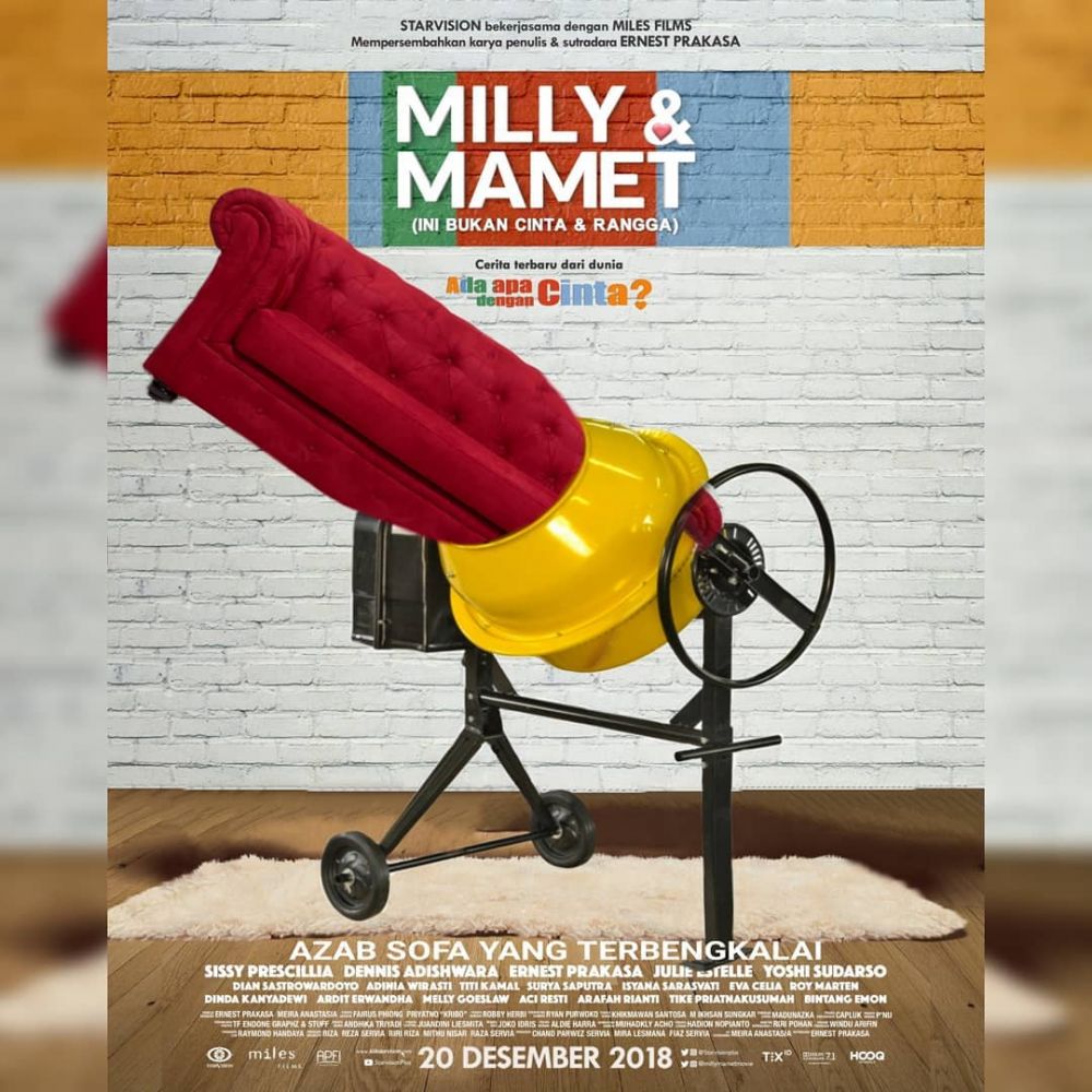 10 Editan lucu poster film Milly & Mamet ini bikin gagal paham