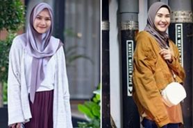 12 Gaya outerwear ala Zaskia Mecca, bisa jadi inspirasi hijabers