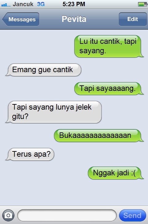 25 Chat lucu 'gagal nembak' ini bikin senyum kecut