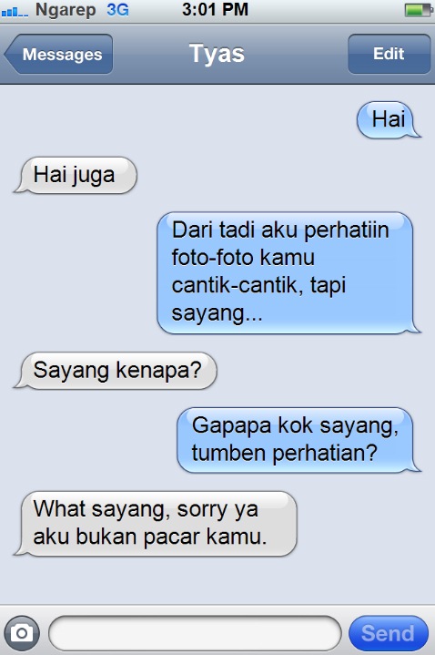 25 Chat lucu 'gagal nembak' ini bikin senyum kecut