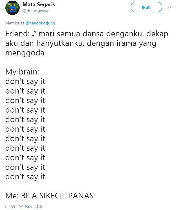 16 Cuitan lucu sambung lagu ini bikin gagal merdu