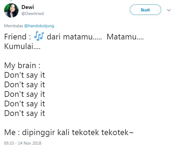16 Cuitan lucu sambung lagu ini bikin gagal merdu