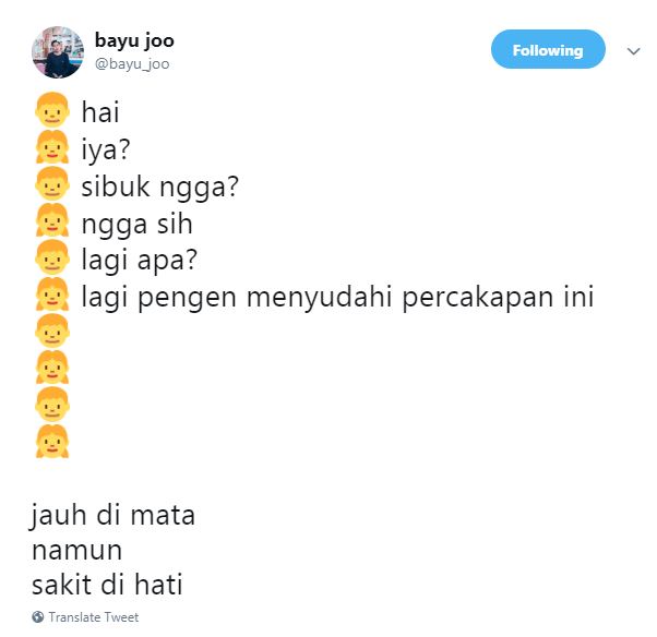 15 Obrolan lucu ditolak mentah-mentah ini bikin senyum miris