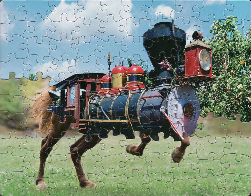 15 Karya seni unik potongan puzzle ini detailnya menakjubkan