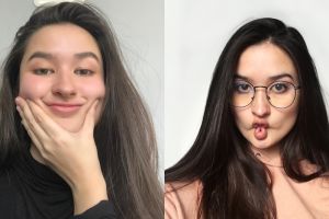 15 Pose imut Stephanie Poetri, anak Titi DJ yang bersuara merdu