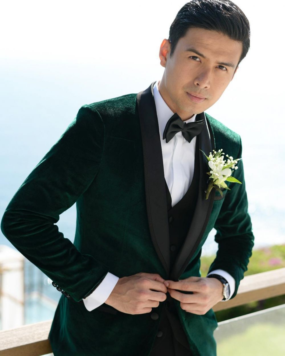 9 Momen pernikahan Christian Bautista & Kat Ramnani di Bali