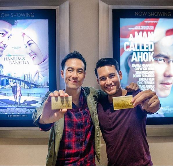 4 Potret Daniel Mananta & Arifin Putra kompak promo film Ahok & Hannum