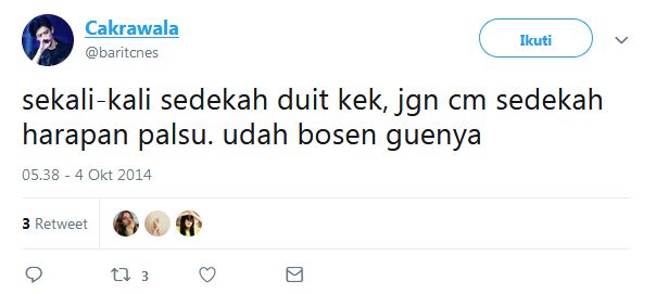 20 Cuitan lucu ala sobat miskin ini bikin nyengir prihatin