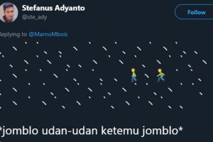 16 Cuitan pakai emoticon jomblo kehujanan ini bikin senyum kecut