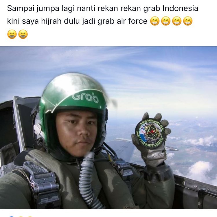 12 Foto lucu kelakuan driver ojek online kalau lagi nggak ngojek