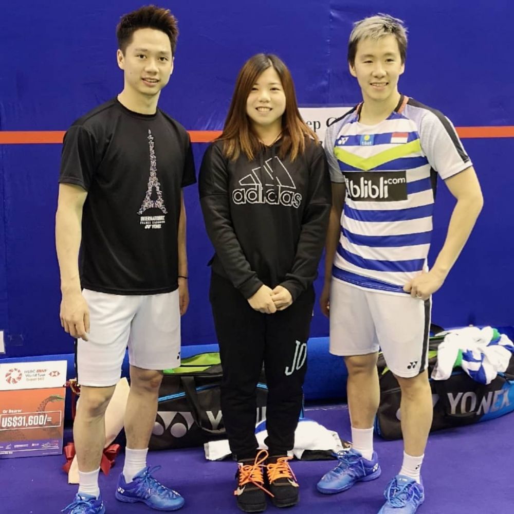 7 Potret keakraban Kevin Sanjaya dan Ng Weng Chi