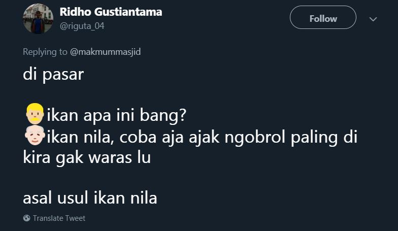 15 Cuitan lucu 'asal-usul ikan' ini bikin susah nahan tawa