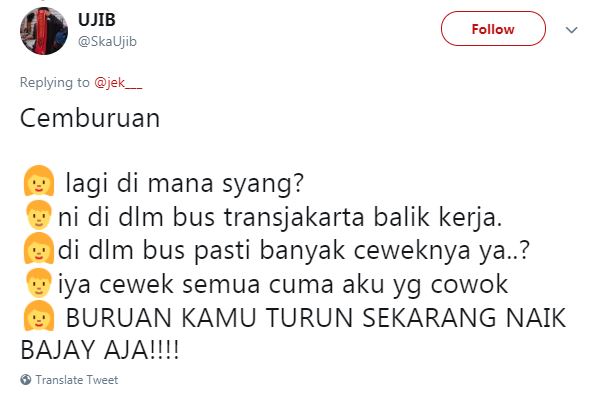 15 Cuitan lucu kalau cewek lagi cemburu ini bikin ngakak