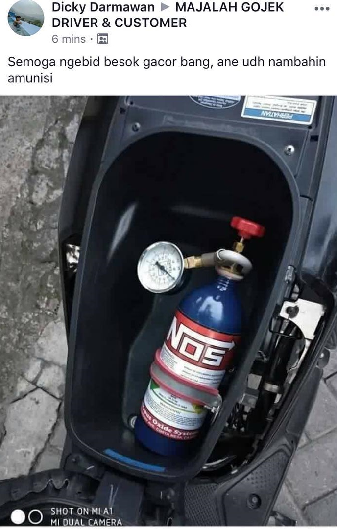 12 Modifikasi motor ojek online ini tak biasa, bikin geleng kepala