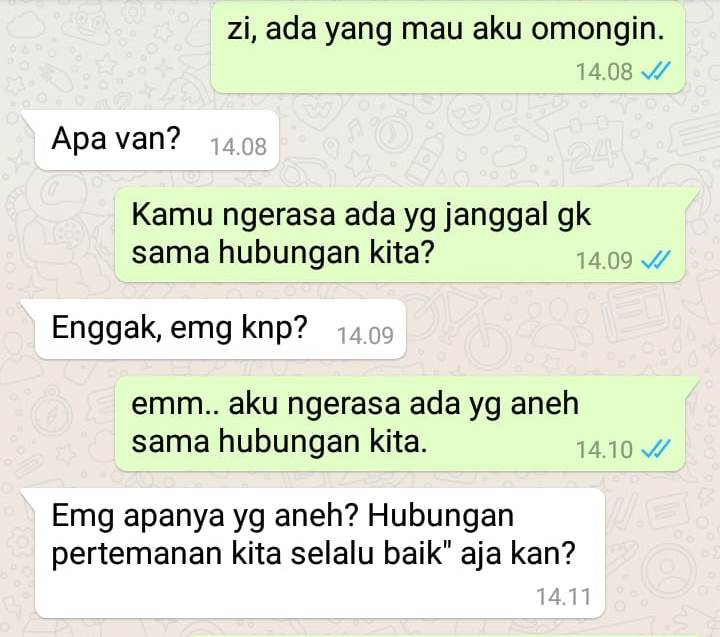 10 Chat lucu hubungan pertemanan ini ujungnya bikin nyesek