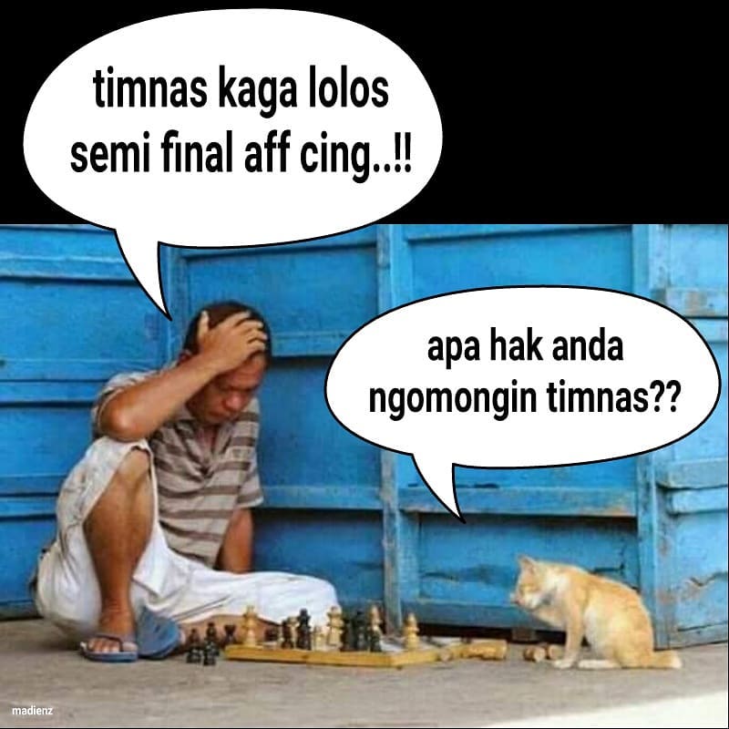 10 Meme lucu Timnas Indonesia gagal ke semifinal Piala AFF