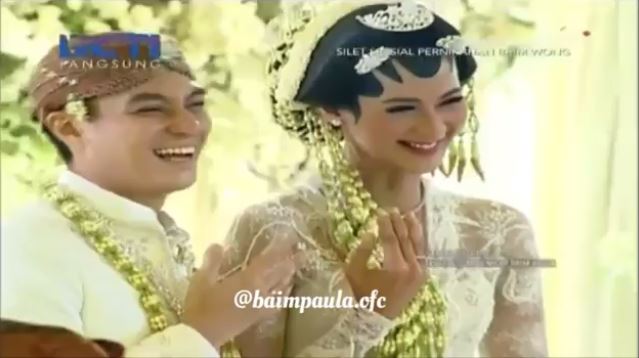 14 Momen akad nikah Baim Wong & Paula Verhoeven, kental adat Jawa