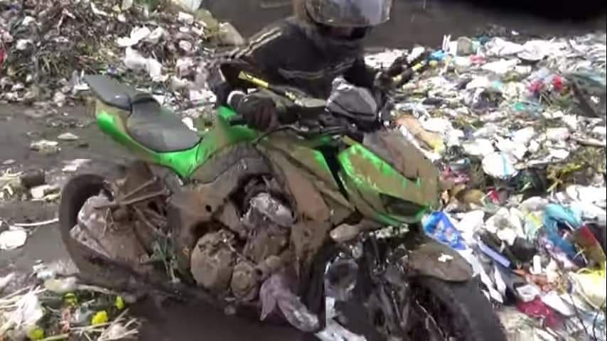 Viral motor Rp 322 juta dibuang ke tempat sampah, ini faktanya