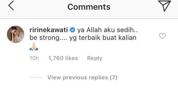 12 Dukungan seleb untuk keluarga Gading Marten & Gisella Anastasia