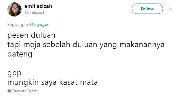 15 Cuitan lucu lika-liku pesan makanan ini bikin senyum kecut