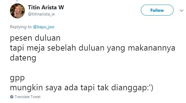 15 Cuitan lucu lika-liku pesan makanan ini bikin senyum kecut