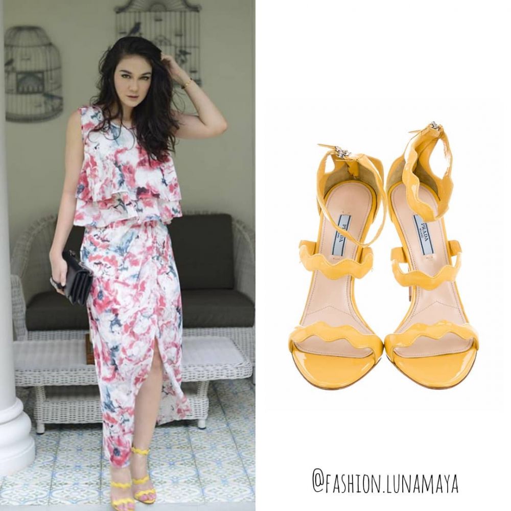 10 Koleksi sepatu Luna Maya, ada yang sampai Rp 20 juta